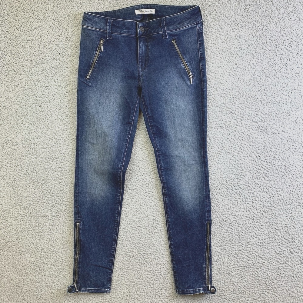 MAVI Jeans Co‎ Women's New Fit Blue Jeans Sz 27 x 27 Zipper Ankles & Pockets